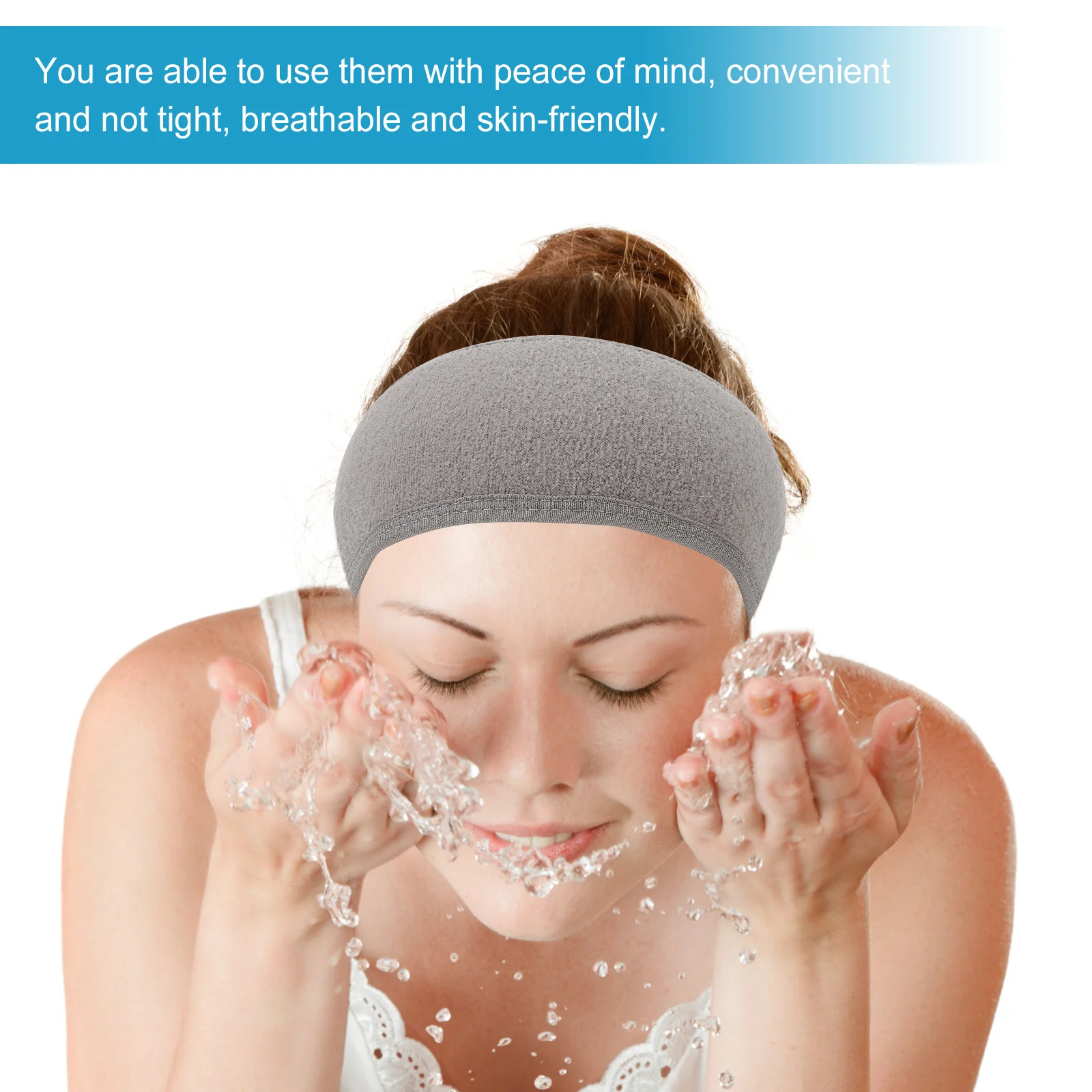 3 قطع من عصابات الرأس للتمرين للنساء، إكسسوارات شعر خفيفة الوزن وجيدة التهوية للجري واليوجا والمنتجعات الصحية وغسول الوجه للاستخدام اليومي