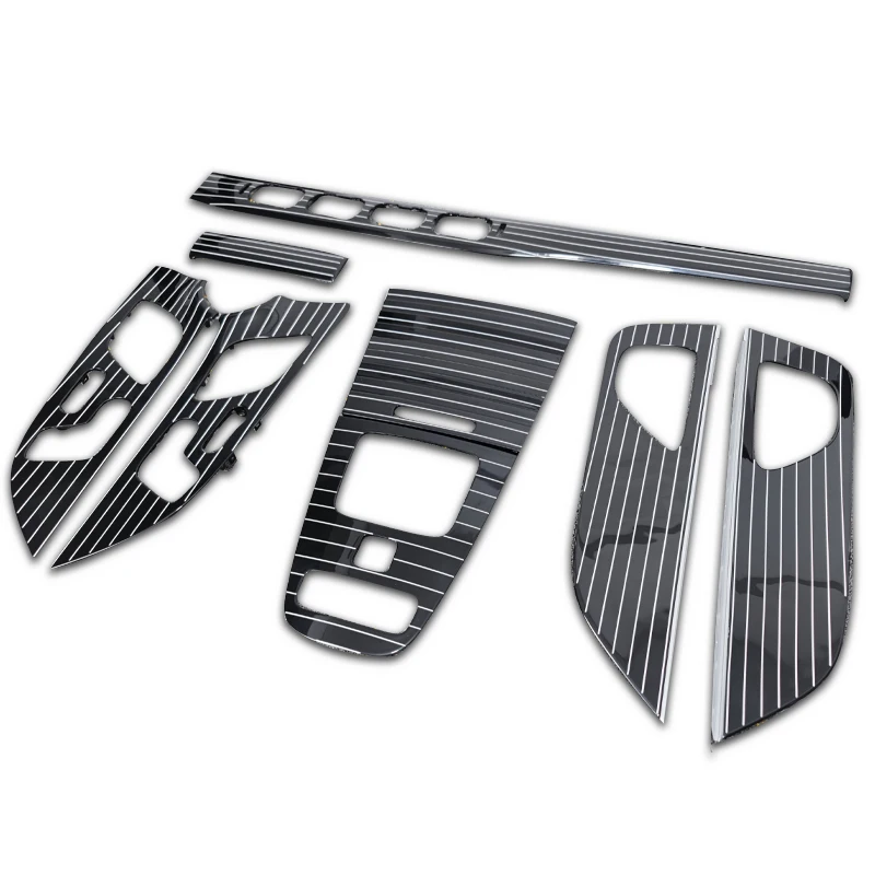 

STLFNew Design GLS GLE Upgrade to Maybachs Interior Kit Interior Mahogany Strip GLS Upgraded Maybachs Style Mahogany