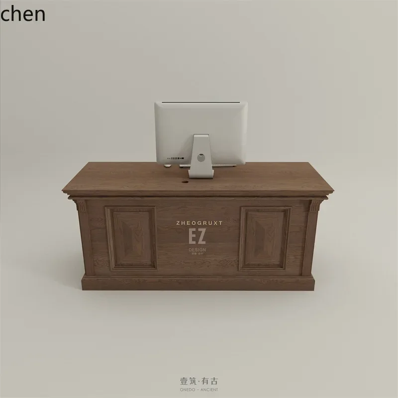 PYH Jewelry Clothing Shoes Bags Store Cashier Desk Health Center Front Desk Reception Desk Cabinet