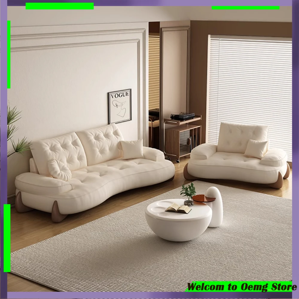 Sofa Stylish Modern Curved Recliner Sofas Chic Loveseat Sofabed Perfect For Elegant Living Room Luxury Home Furniture Decor
