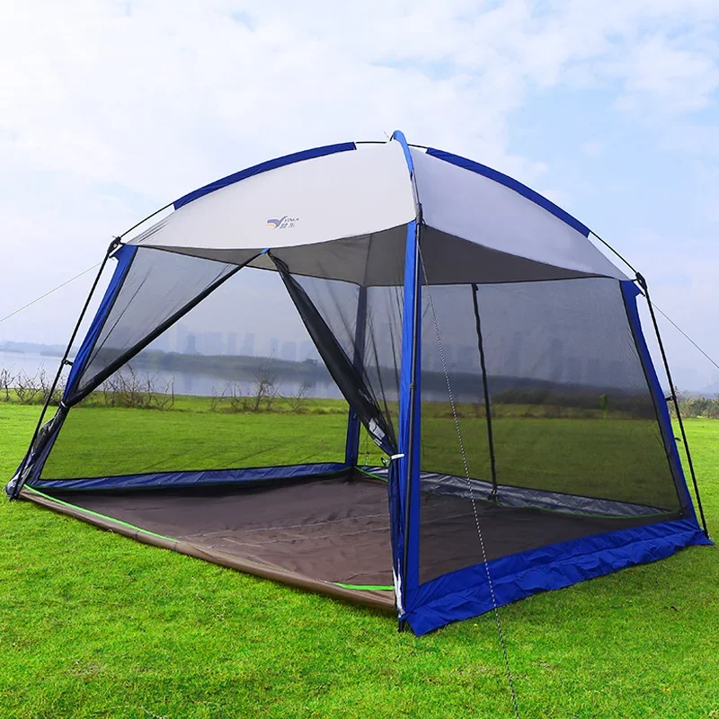 Outdoor tent camping mesh pergola garden courtyard mosquito net beach canopy tent rain protection