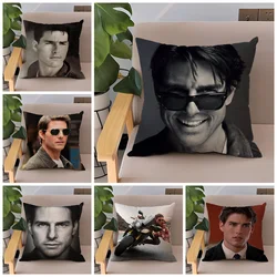 Laumango T-Tom Cruise Cushion Cover 45*45 Short Plush 45x45 Cushions Covers Decorative Pillowcase Decor 40x40 Twin Size Bedding