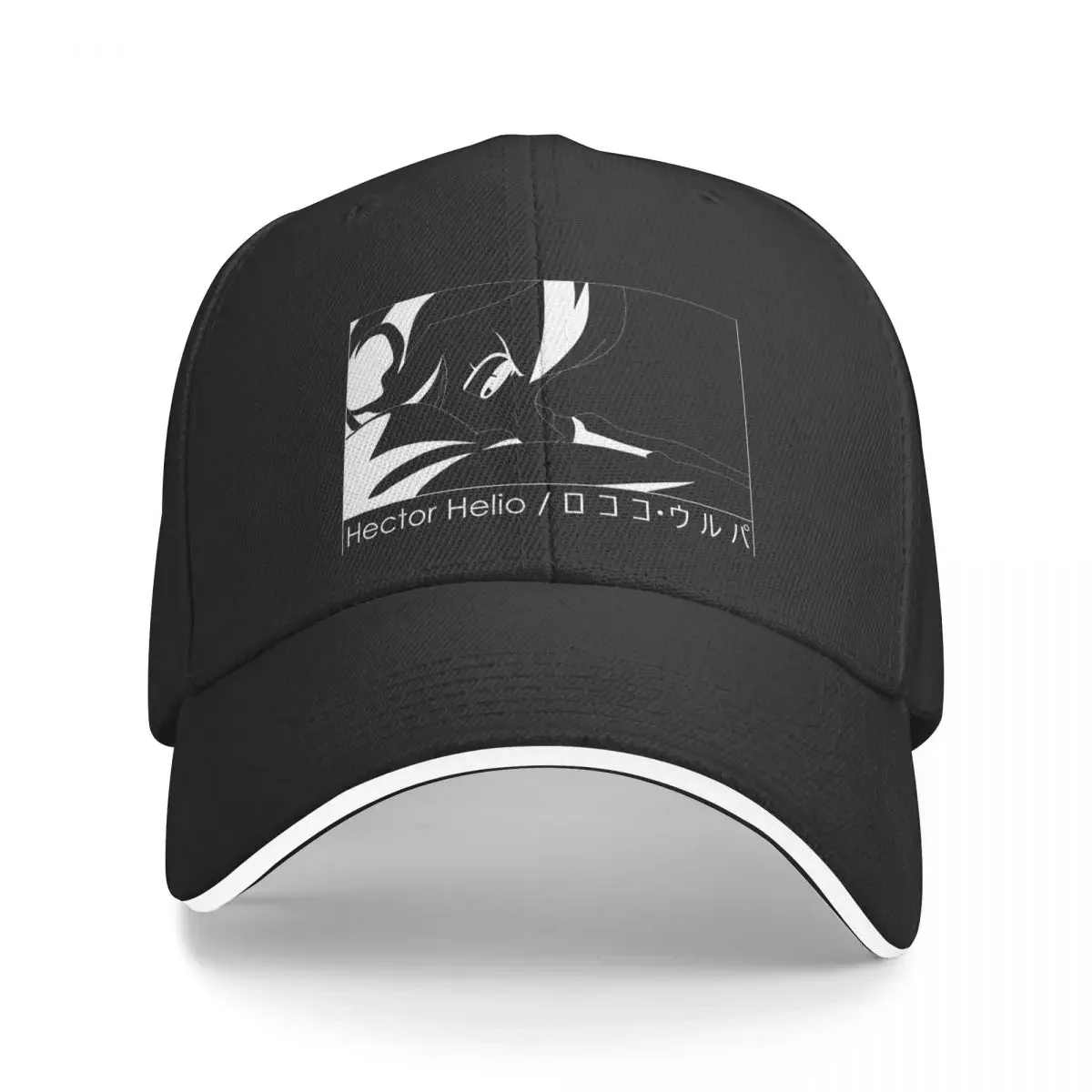 Inazuma Eleven Hector Helio (Rococo Urupa) Black & White Baseball Cap New In The Hat Golf Wear Designer Man Women's