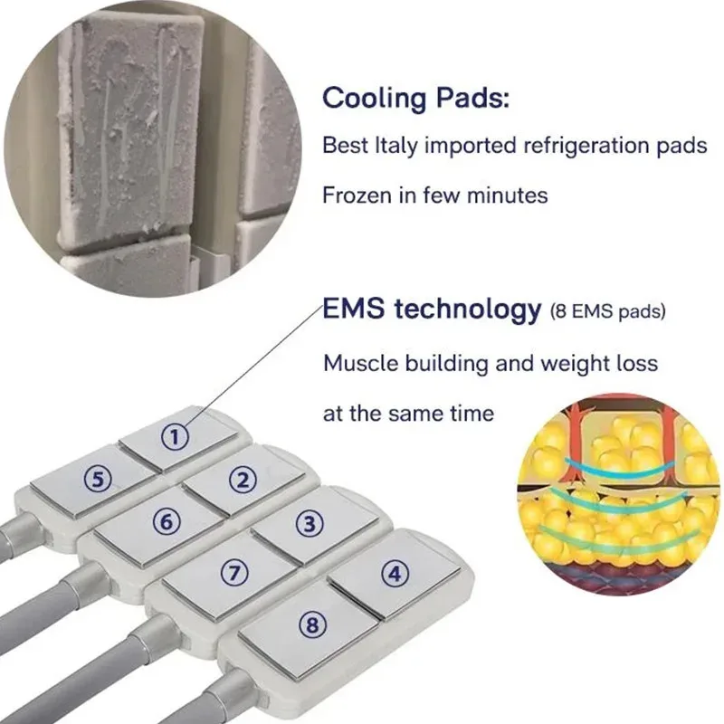آلة التخسيس بالليزر 6D 532Nm جهاز إزالة الدهون LED غير الغازية لتحلل الدهون لفقدان الوزن وتشكيل الجسم