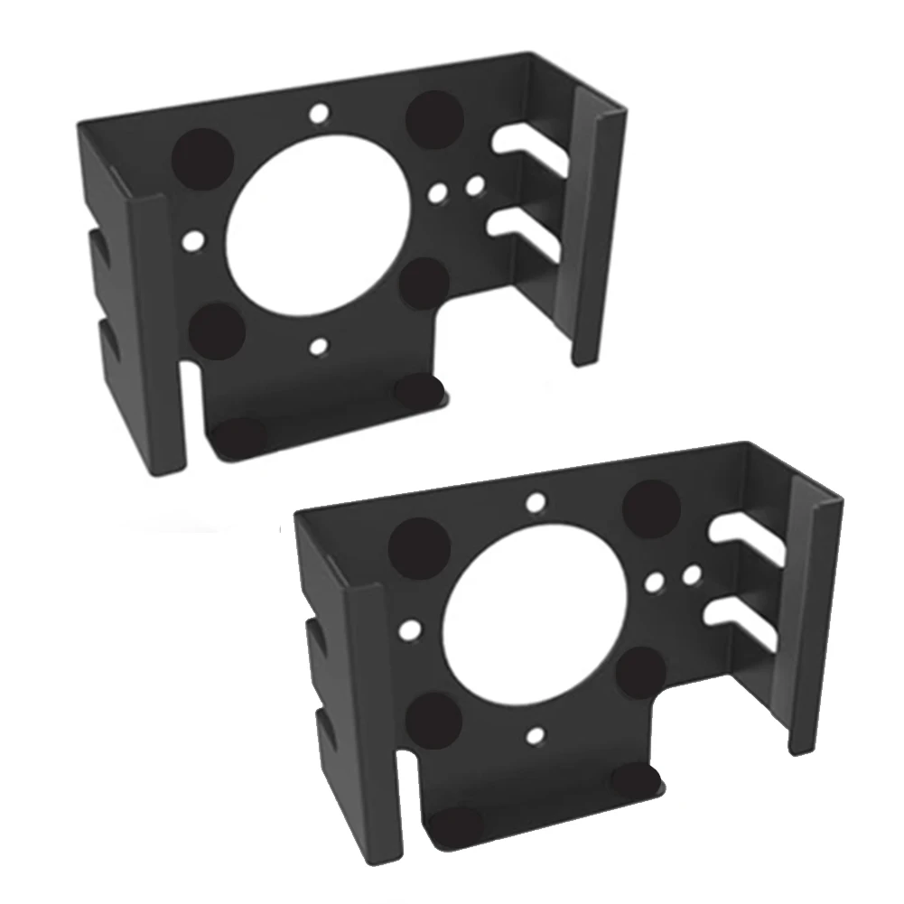 ABZW 2Pcs Under Desk Stand For Mac Mini M4 Pro Desktop Computer Metal Mount Holder Behind For Mac Mini M4 Pro PC