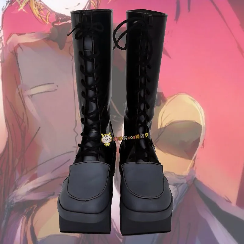 Thousand Cherry Trees Blossoms Senbonzakura Len Cosplay Shoes Boots Halloween Costumes Accessory Custom Made