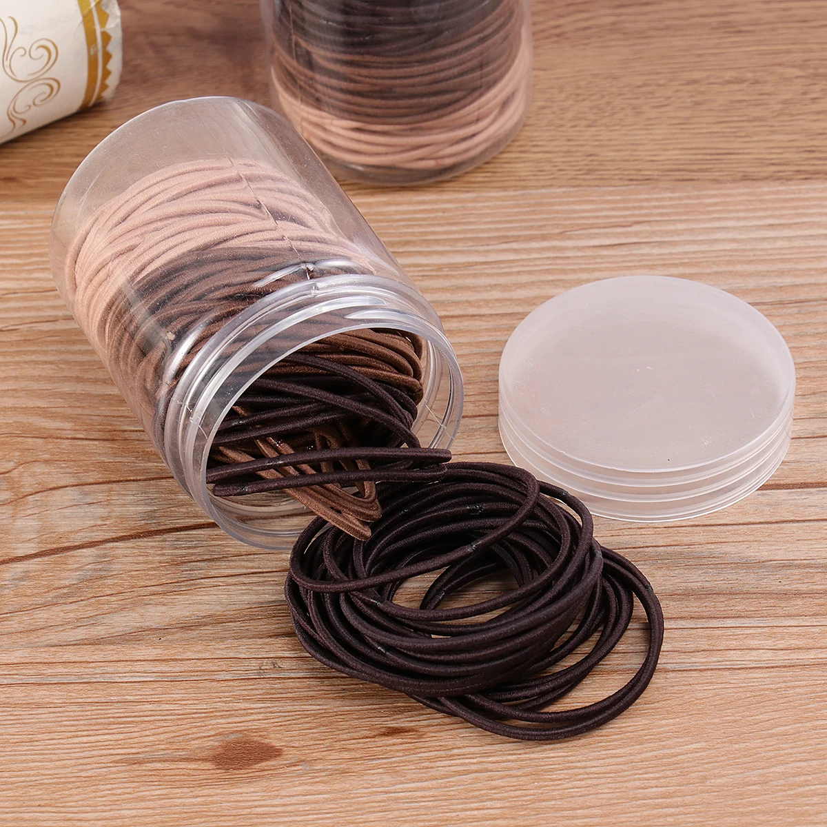 

2pcs Bands Women Elastic Nylon Ties Durable Stylish Daily Wear Accessories Girls Hair Ring Head Rope Hair Care Tool