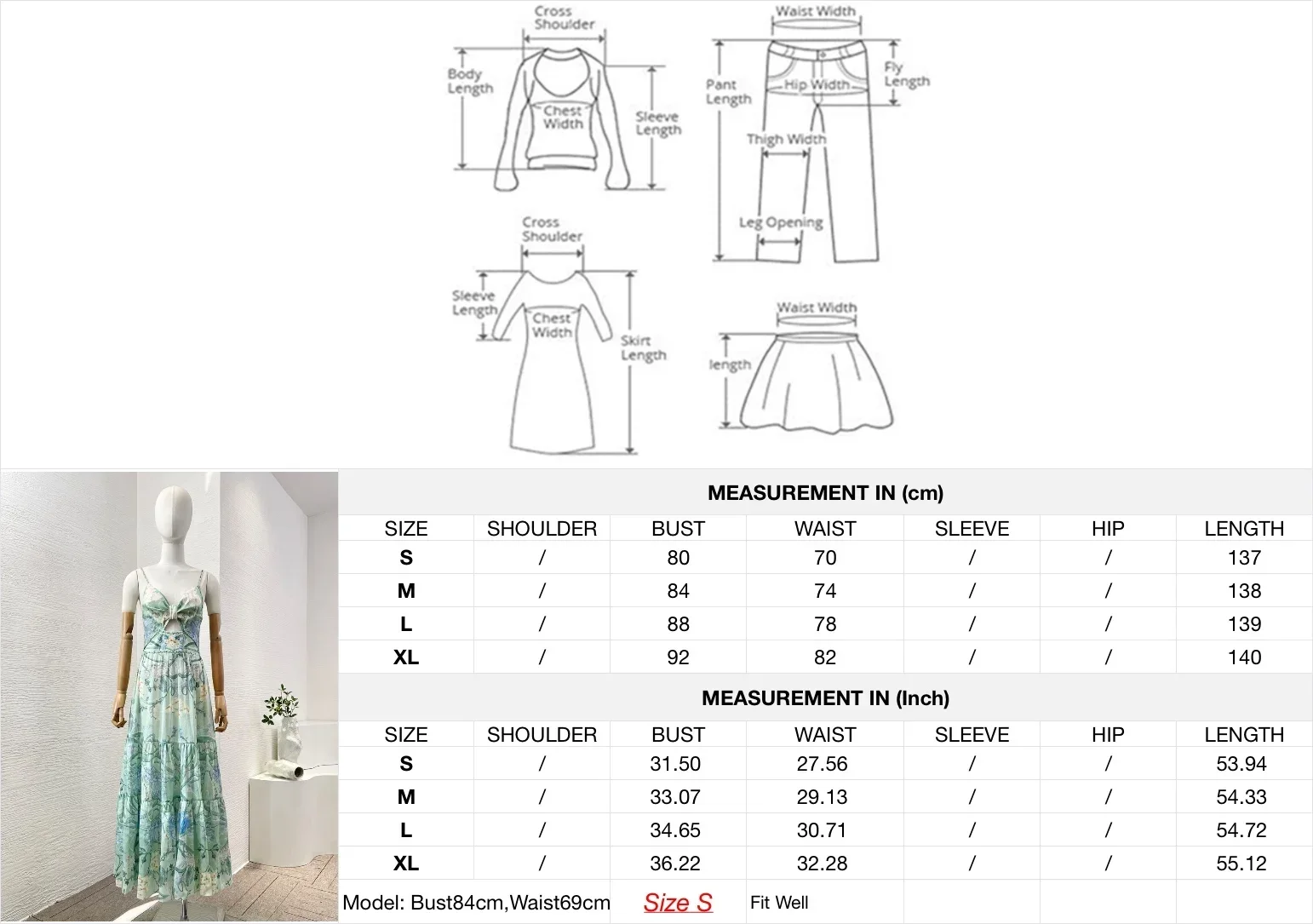 Vestido largo con estampado Floral verde menta para mujer, maxivestido con diamantes prensados sin mangas, corte de vientre, cierre de cremallera trasera Invisible, 2024