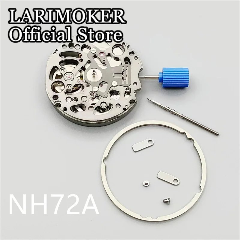 For Original NH72A Luxury Automatic Mechanical Movement NH72 Watch Part Accessories Skeleton Replace Kit High Accuracy