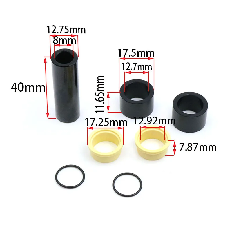 Rear Bile Bushing Shock Absorber For FOX ROCK Bicycle DH, Turn Point Set, DH 22*6 8 10