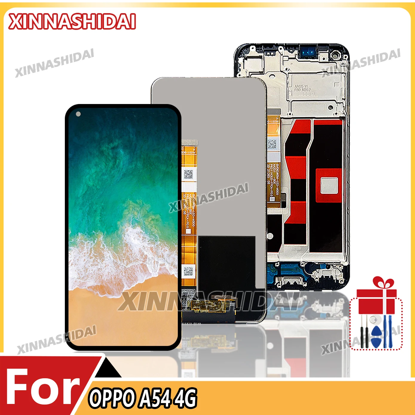 Display Assembly AAA+ For Oppo A54 4G CPH2239 LCD Display Touch Screen With Frame For OPPO A54 4G CPH2239 Display Replacement