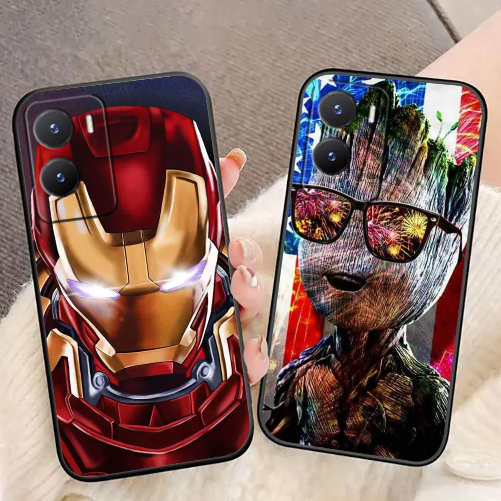 Marvel hero Iron Man Groot Thanos Case For VIVO Y100 Y78 Y77 Y76 Y72 Y50 Y51 Y36 Y35 Y28 Y27 Y22S Y21 Y20 Y17 Y17S Y16 Y02 Case