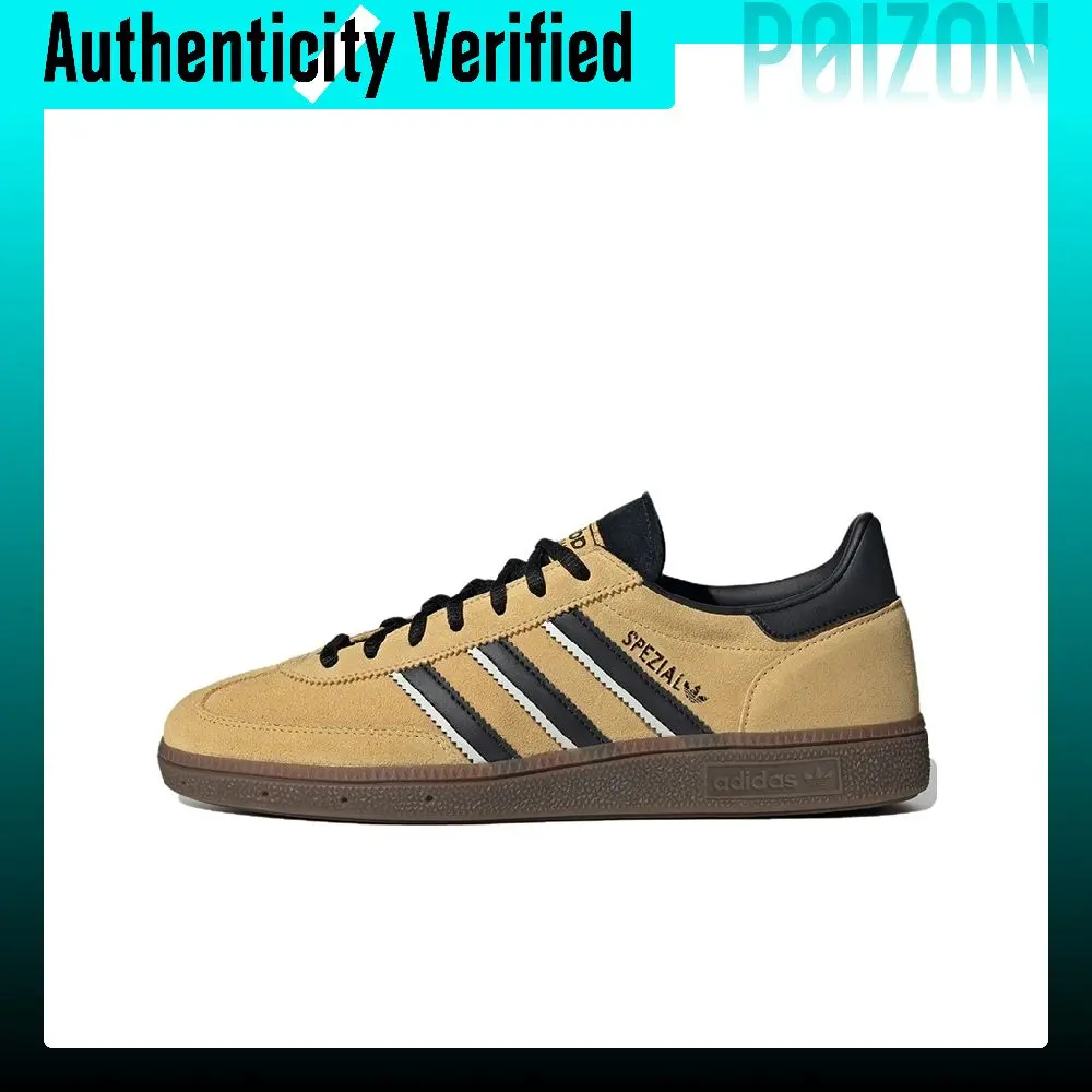 Adidas Originals HANDBALL SPEZIAL Skate Shoes Unisex Low-top Yellow Black IF9014