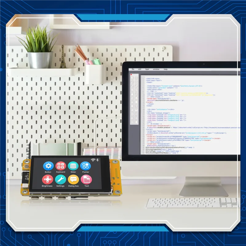 Емкостный сенсорный модуль Leading-IPS, макетная плата ESP32,8-дюймовый экран, Wi-Fi, Bluetooth, умный ЖК-дисплей, модуль 240X320 LVGL