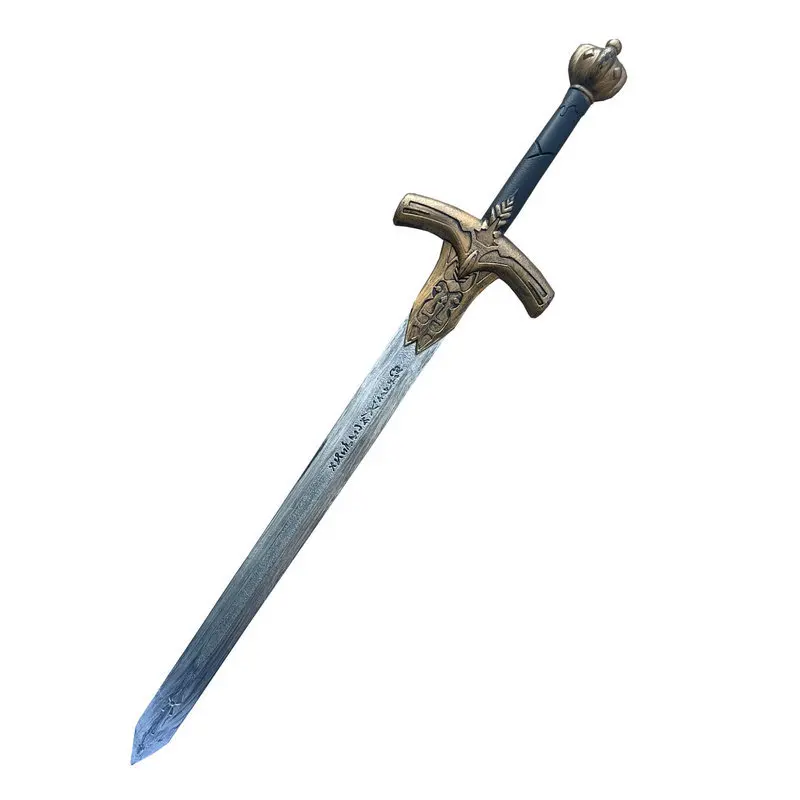 Film and Television Production Plastic Weapons Equipment Props Party Ball Costumes Extended Crown Sword L96xW20cm