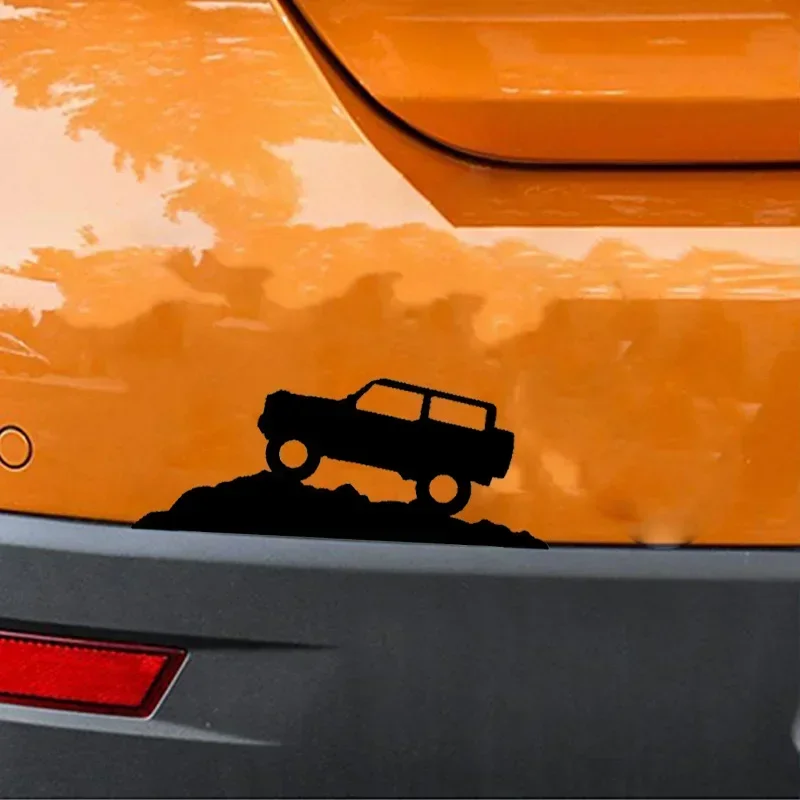 1Pc Offroad SUV Silhouette Graphic Vinyl Car Sticker Auto Decal For Car Side Window Body Exterior Decoration Accessory
