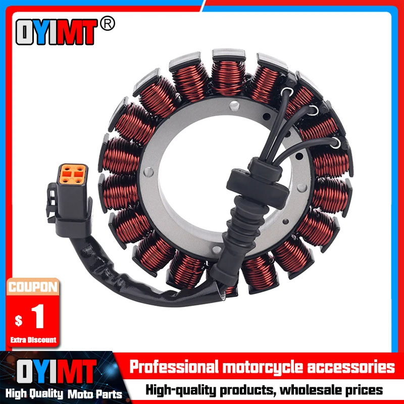 

Motorcycle Generator Stator Coil Comp For Harley FXDLI FXDBI FXDCI FXDI FXDXI FXDWGI FLSTFI FLSTFSE FLSTCI FLSTI FLSTSI FXSTBI