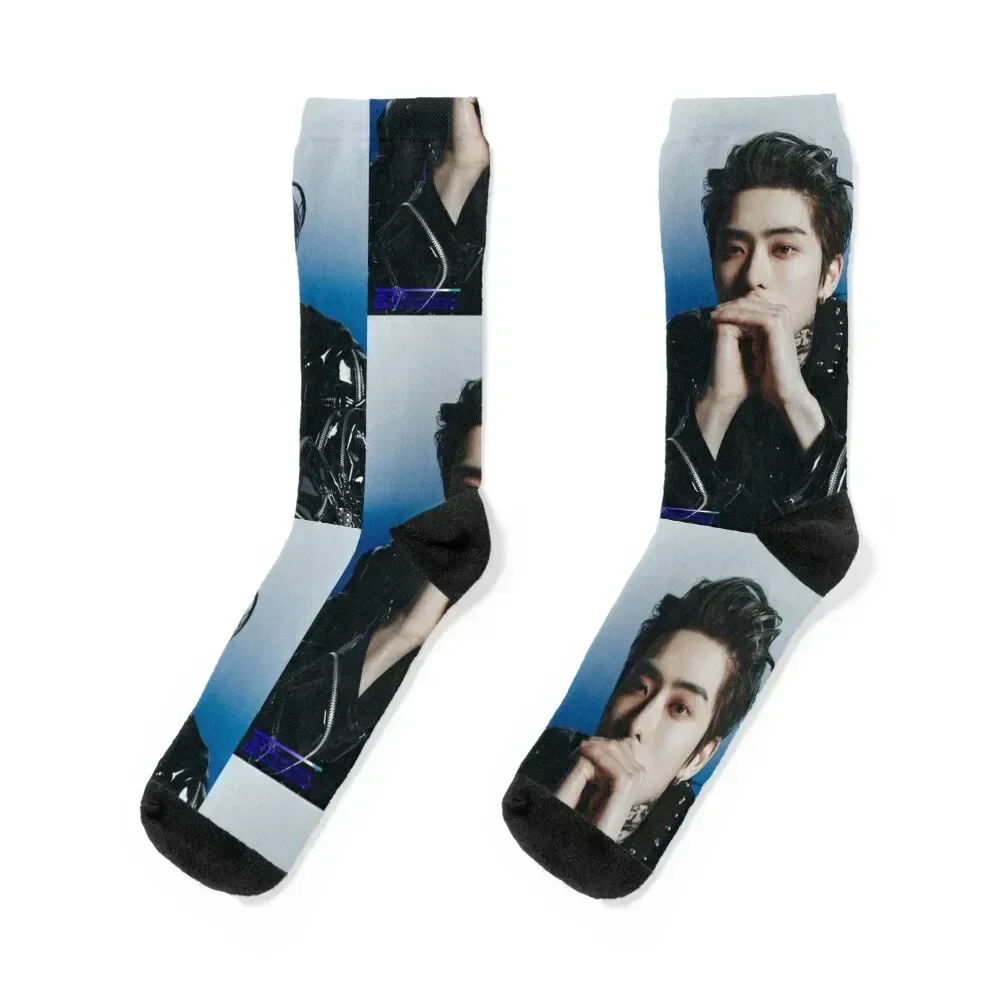 

Jaehyun Punch Socks designer professional running Thermal man winter floral Socks Ladies Men's