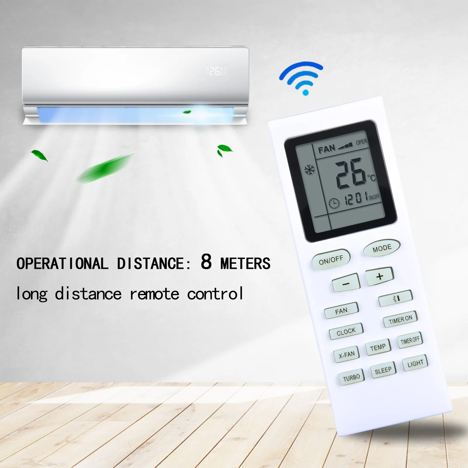 YB1FA Remote Control Compatible with Gree Air Conditioner YB1F2 YB1F2F YB1FAF YBOF YBOF1 YBOF2 YBOFB Y502K