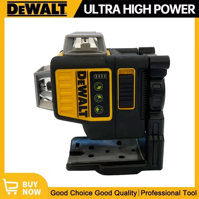 

Dewalt DW089LG 3 Sides*360 Degree Vertical 12V Lithium Battery 12 Lines Laser Level Horizontal Green Light Level Meter Outdoor