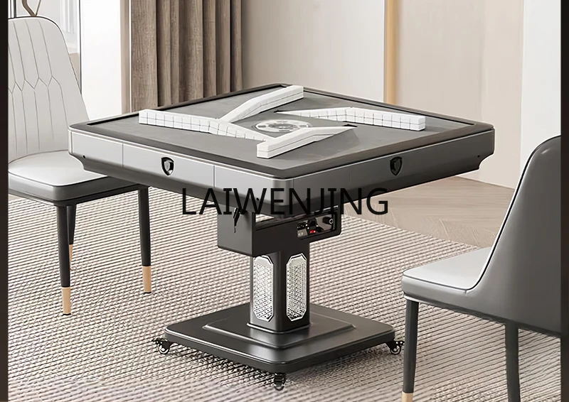 HLZ rotary roller coaster automatic mahjong machine household silent noise reduction dining table