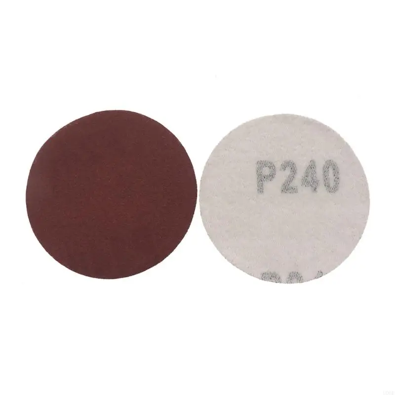 

52/102 шт. шлифовальные диски круглой формы наждачная бумага 60-2000 зернистость крючок-петля наждачная бумага абразивная для