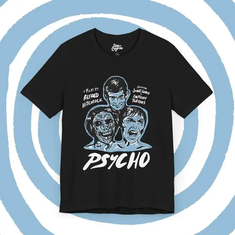 Psycho 1960 Alfred Hitchcock T Shirt Vintage Horror