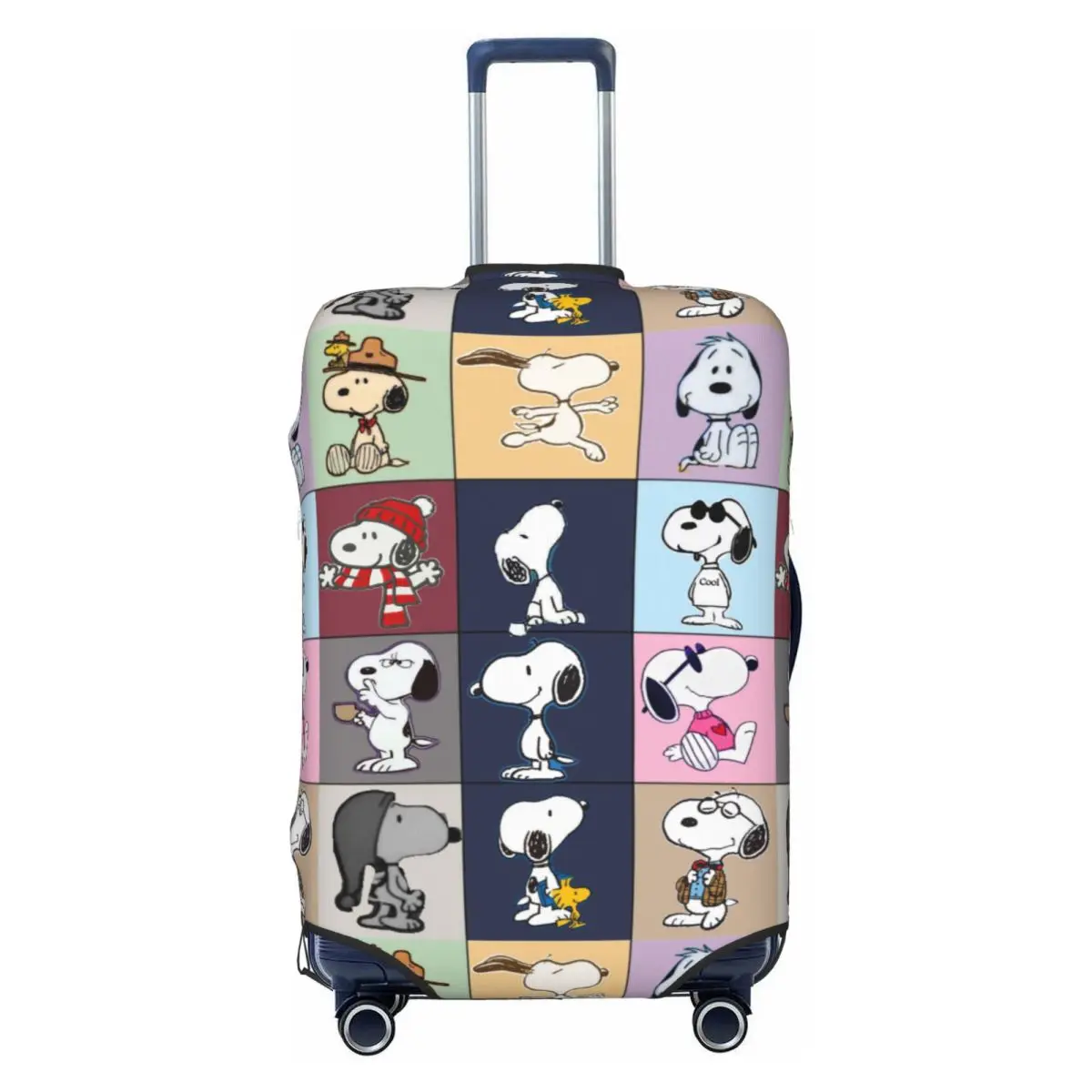 

Custom S-snoopys Animated Cartoon Suitcase Cover Washable Travel Luggage Covers for 18-32 inch