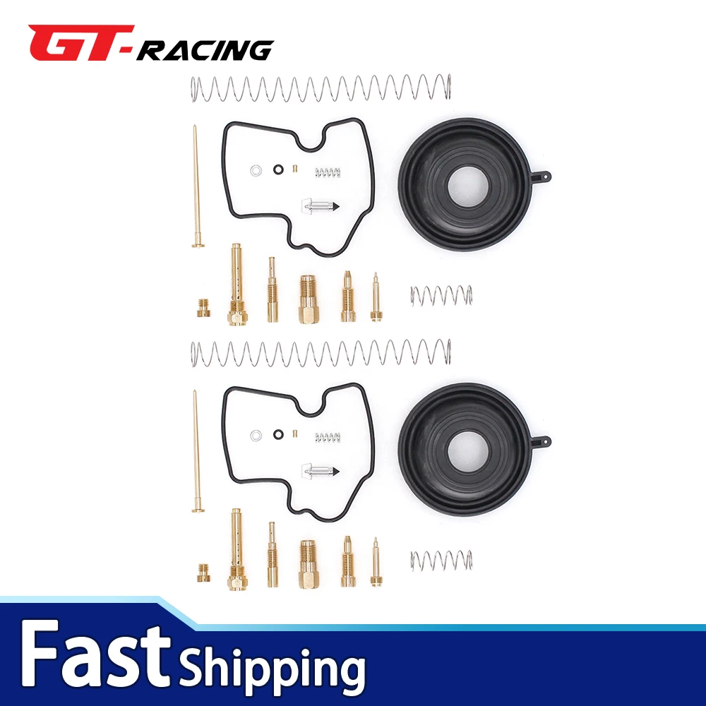 

For Kawasaki Prairie 650 KVF650 2002 2003 Carburetor Repair Kit Carb Rebuild Set Vacuum Diaphragm Gasket