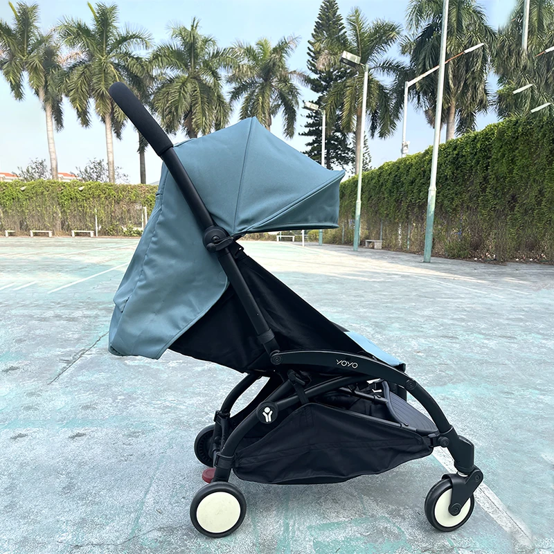 175° Sunshade &Seat Cushion for Yoyo/Yoyo2/Yoya 2Pcs/Set Hood &Mattress with Stroge Bag Breathable Mesh Stroller Accessories