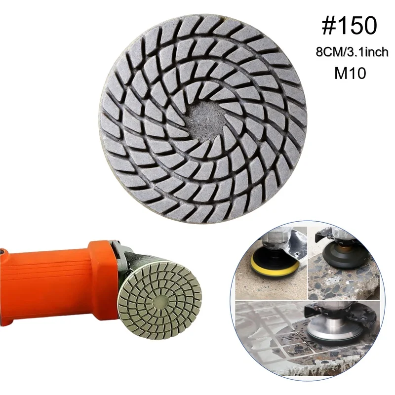 1 Pc 3 Inches Grinding Disc Edge Polishing Disc For Tiles Stone Metal Glass Polishing Angle Grinders Abrasive Tools Accessories