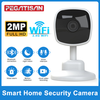 PEGATISAN 1080P Wi-Fi Mini Home Security Camera 2MP Real-time APP Alerts with Motion Tracking for Baby & Pet IP Camaras V380 PRO