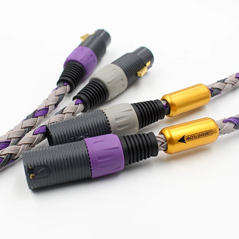 NEW Signature S3-2 XLR Balanced interconnect Cable Hifi XLR Cable High quailty 3 Pin 2 XLR Male to 2 XLR Female audio cable