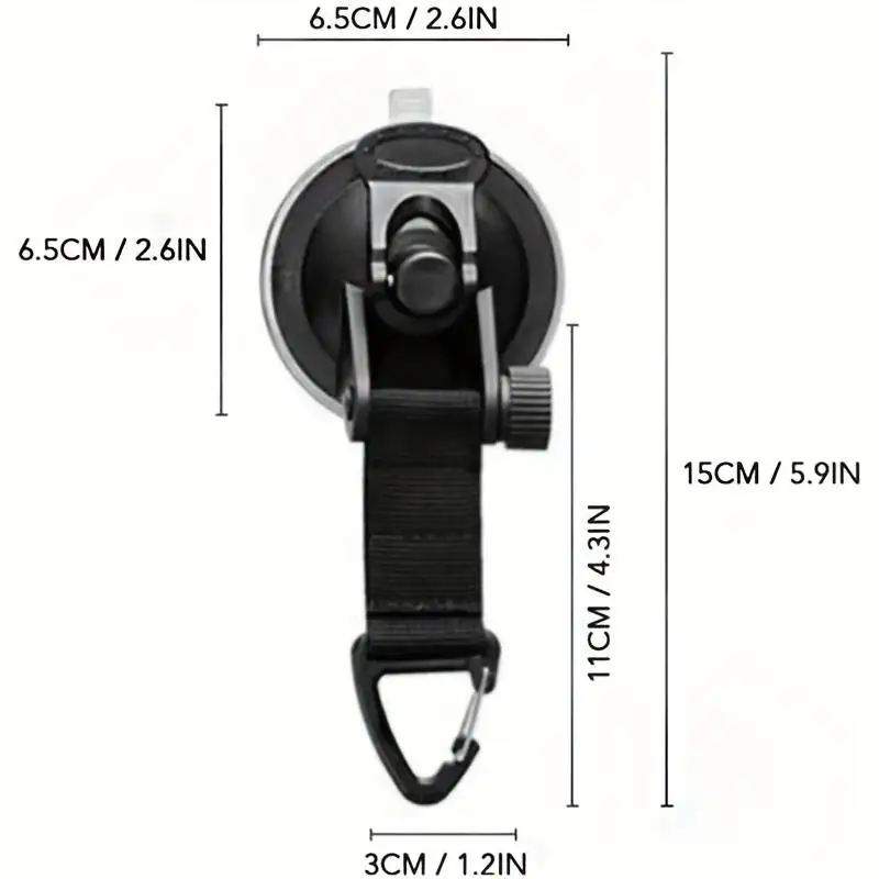 4Pcs Universal Suction Cup Car Anchors Securing Hooks for Caravan Tie down Camping Tarp Side Awning Outdoor Motorhome Accessorie