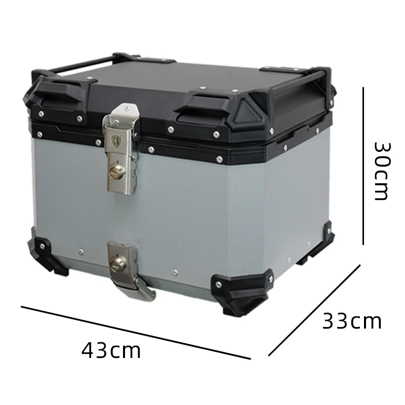 

STLF 45L Scooter Rear Storage Motorcycle Luggage Tail Boxes Side case Aluminum Electric Scooter Luggage Box
