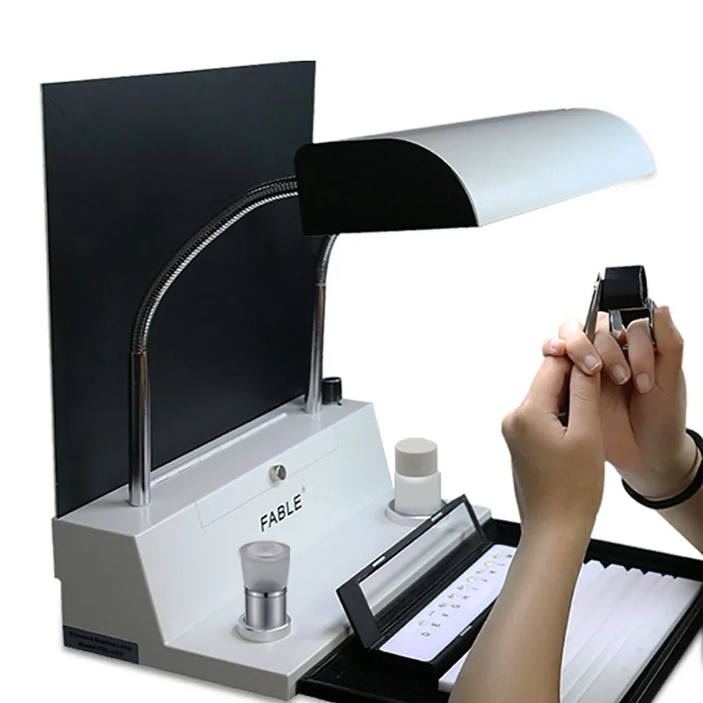 N 220V Fable High Quality Jewelry Equipment 6500K Diamond Grading Lamp With Two Levels Of Light