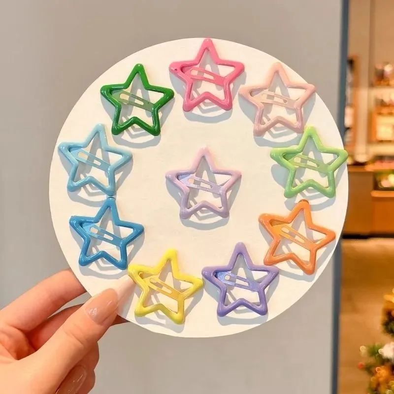 30er-Set bis 5er-Set Haarspangen für Mädchen, niedliche Bonbonfarben-Haaraccessoires, Bonbonfarben-Stil Haarspangen, Kleinkind-Haarschmuck, Kopfschmuck – Detail 3