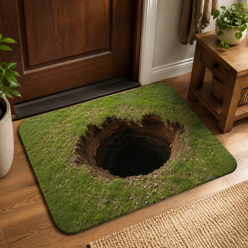 VIKAMA Sci-Fi Time Tunnel Visu - Home Bathroom Wear ulasan dan harga