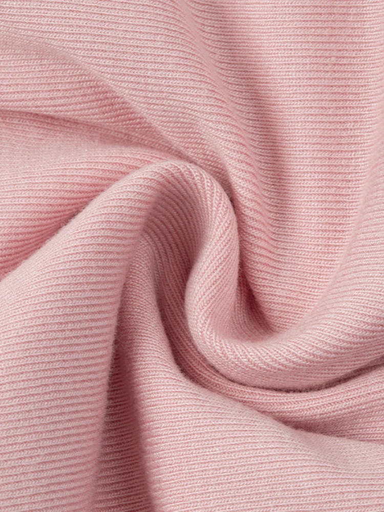 Herbst-Winter Damen T-Shirt mit Quadratischem Ausschnitt, Langarm-Oberteil, Neckholder, Schmal Geschnittenes Geripptes Strick-Tee, Elegantes Y2K Crop-Top, Bluse zum Überziehen – Detail 5