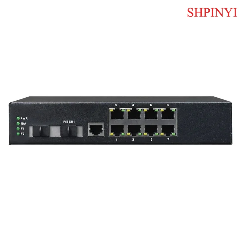 

8 Port RJ45 Ethernet to fiber Optical Media Converter