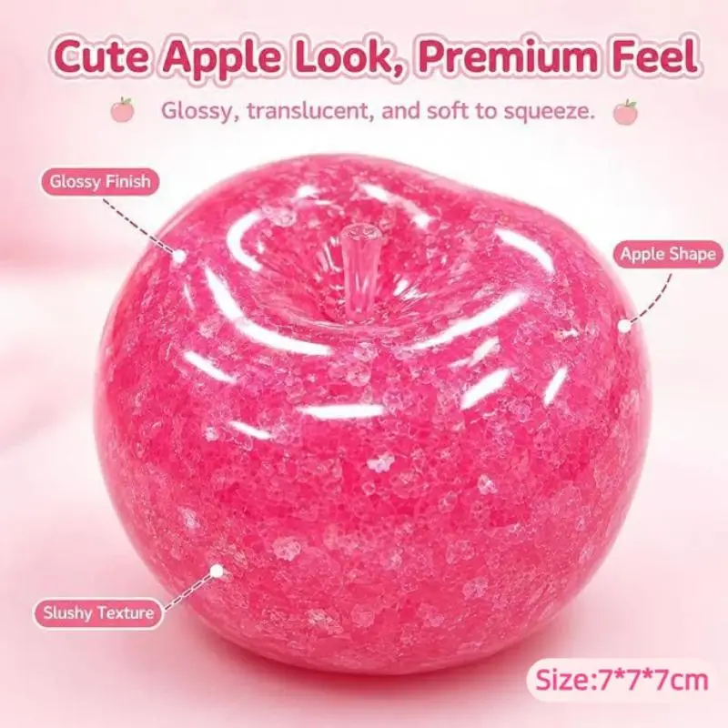 *1Pc Apples Fidget Toys Big Apples Stress Ball Slush Material Squeeze Toy ASMR Sensory Toys For Adults Anti-Stress Festival Gift