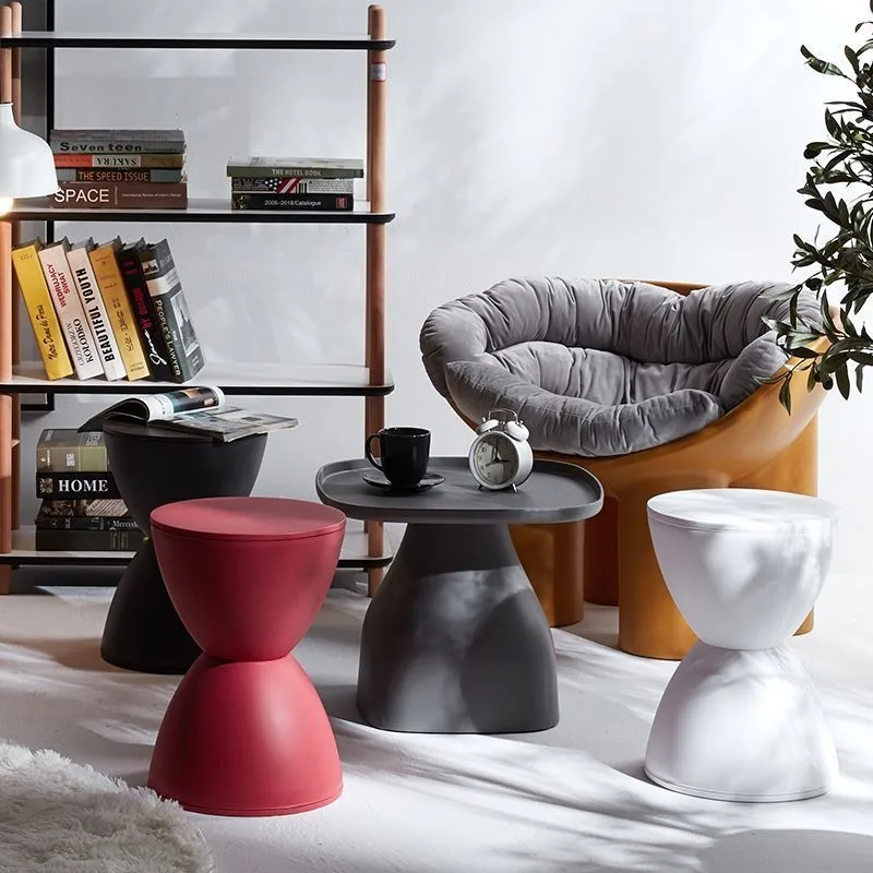 

Nordic shoe change small stool into the door household simple living room bench children's low stool thickened plastic