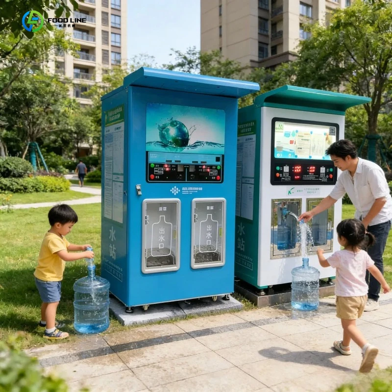 Water Vending Machine with Efficient RO Filtration Sterilization Performance Multiple Payment Methods Cold Water FL Customized