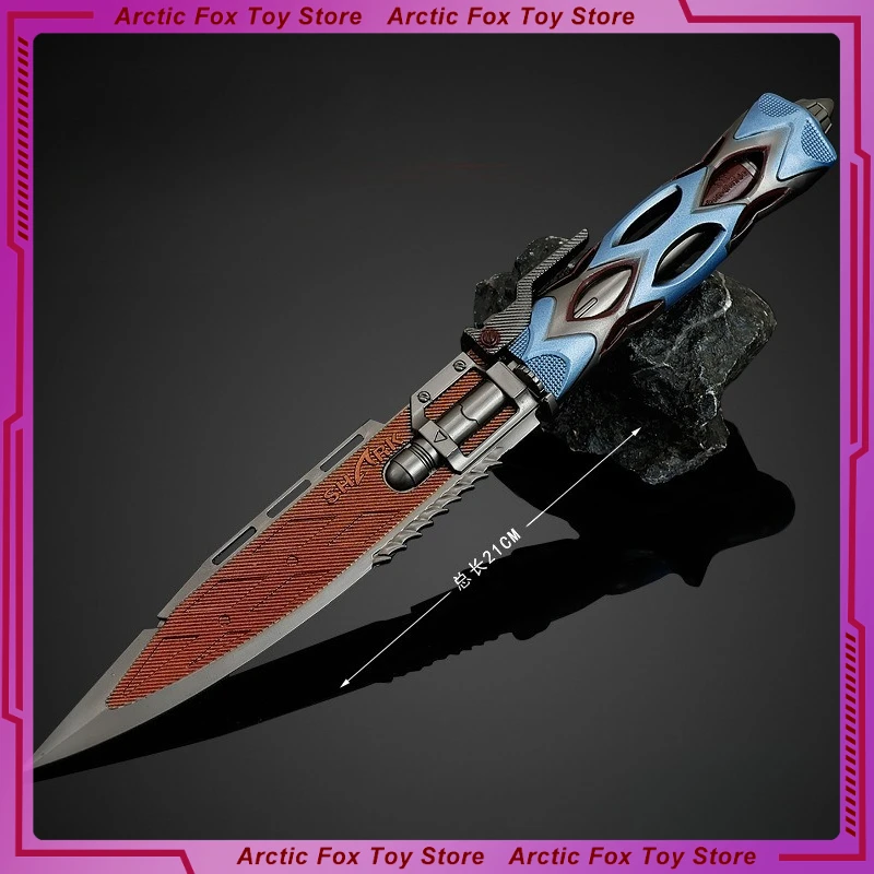 22cm 새로운 게임 피규어 아레네 브레이크아웃 메탈 공예 모델 데스크탑 장식품 어린이 크리스마스 선물 장난감