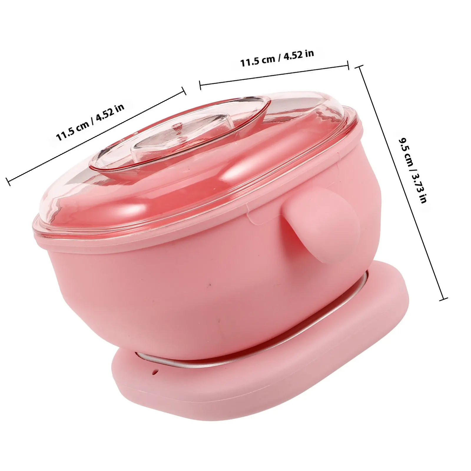 Foldable Portable Silicone Wax Pot Wax Warmer Non-Stick Easy Clean Hair Removal Waxing Machine Ideal Home Salon Eu Plug