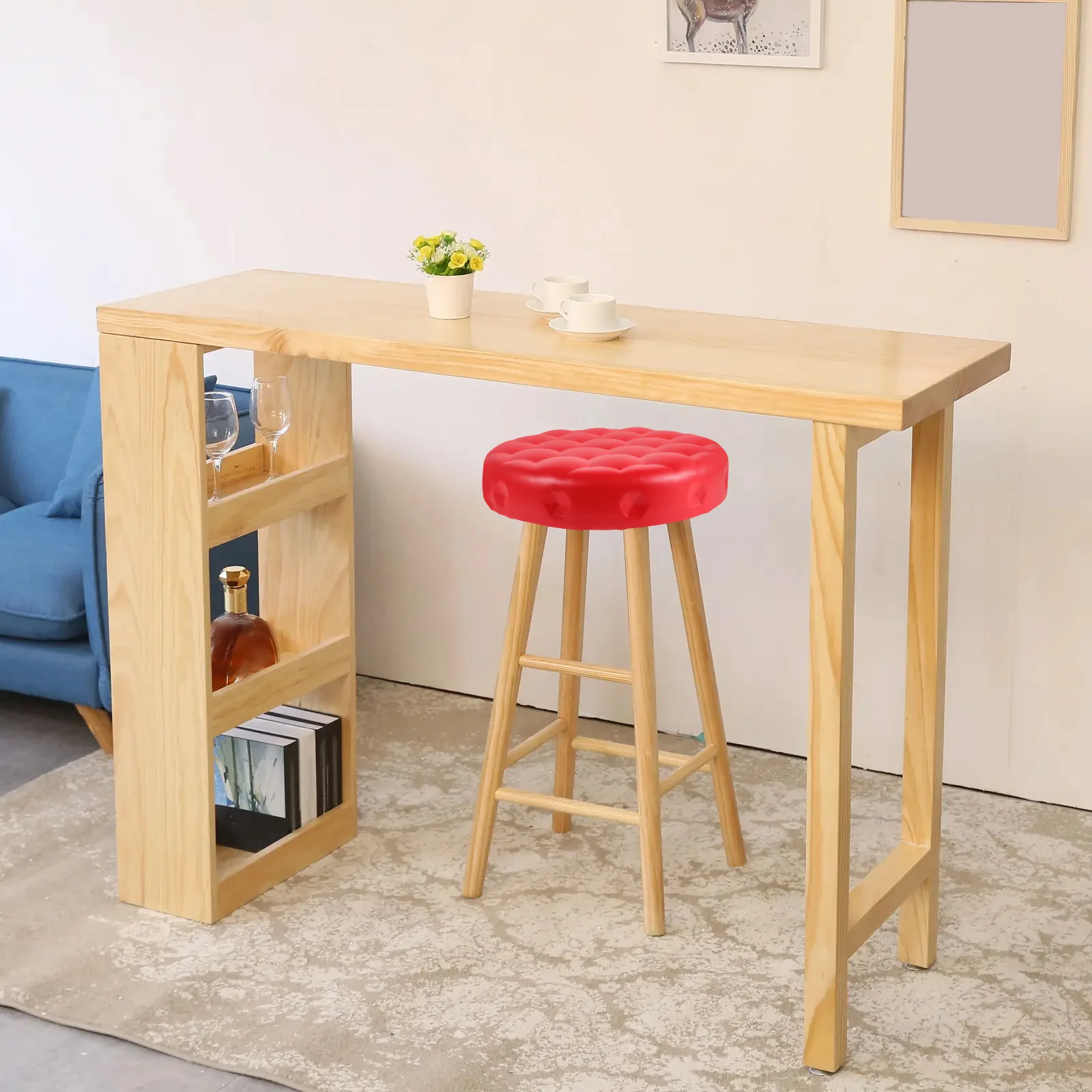 

Round Padded Stool Seat Cushion Replacement Soft Stool Seat Pad Comfortable Cushion Universal Accessory for Bar Home Office