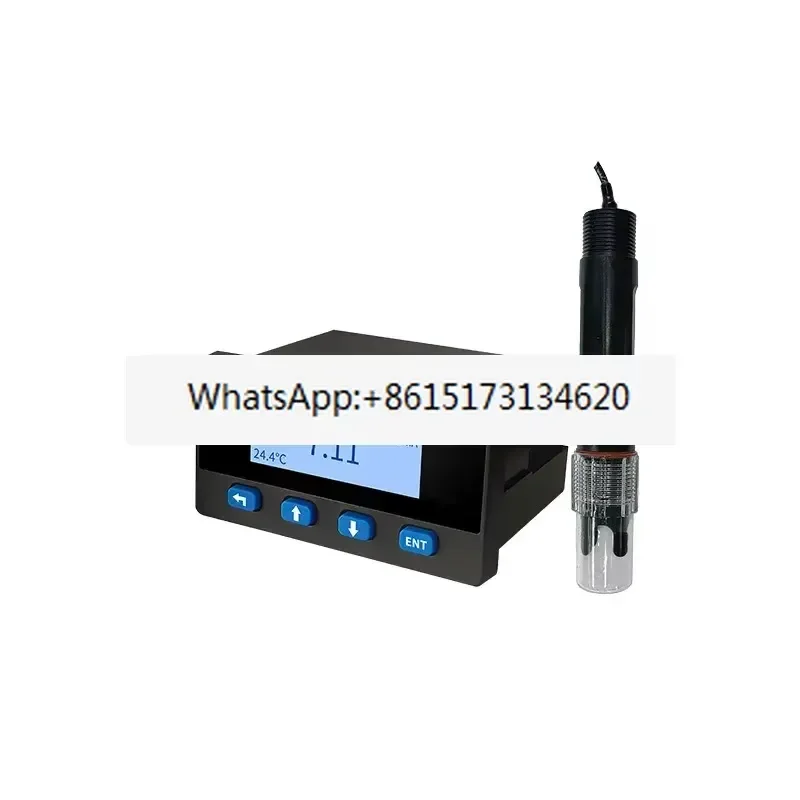 This industrial online pH control sensor offers precise water quality monitoring with a robust 3-in-1 design. It functions as