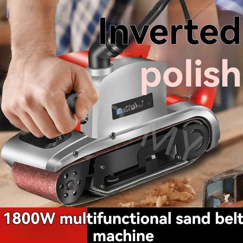 

Машина с песчаной лентой, маленькая промышленная полировальная машина «сделай сам», ручная деревообрабатывающая электрическая полировальная машина с песчаной лентой