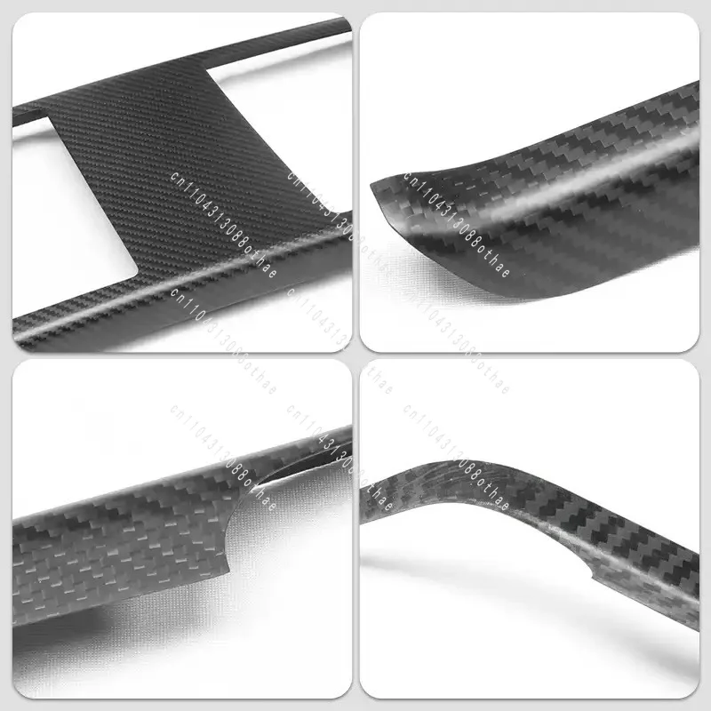 Central Control Instrument Panel Saddle Door Trim Suitable for Modified Dry Carbon Fiber Interior Sticker