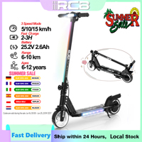 RCB R12 Electric Scooter for Kids Age 6-12, Colorful Lights, 6.5\